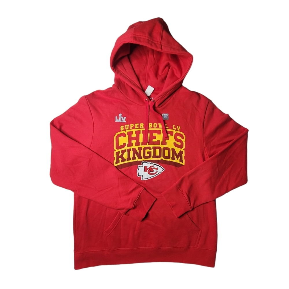 Fanatics Branded Red Kansas City Chiefs NFL Football Hoodie Pullover Men NEW